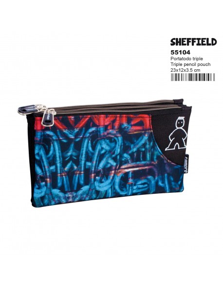 Campro Sheffield Pencil case 3 zip