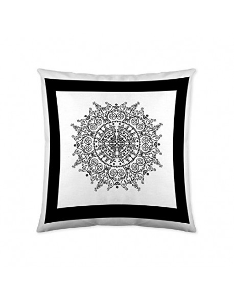 La Casita de Daniela Reversible Cushion Mandala Frame 100% cotton
