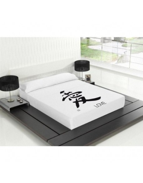 Tsuki Japanese Top Sheet + Pillowcase Kore 100% cotton