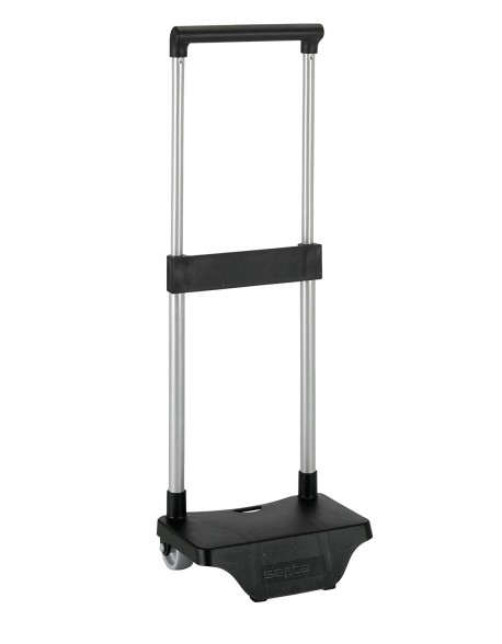 Safta Backpack Cart with removable handle, black color