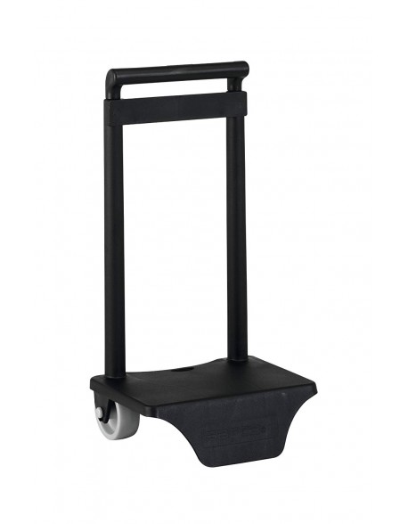 Safta School Backpack Cart with foldable handle, black color