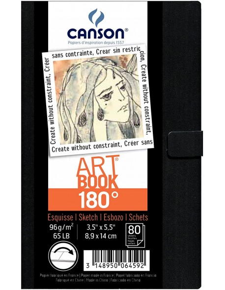 Canson 180º Art Book, Sketchbook, 80 sheets, 96 gr