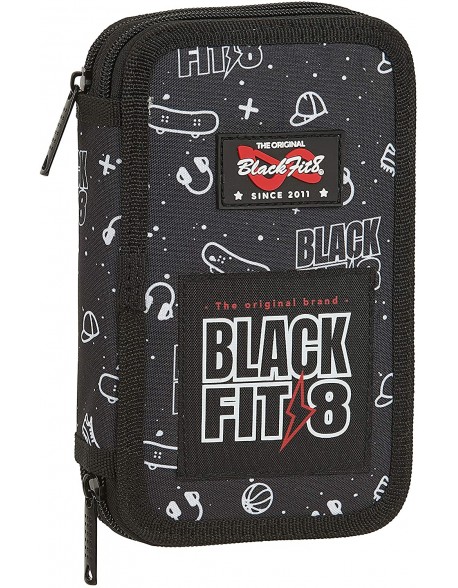 Blackfit8 Sport Galaxy Double Pencil Case 28 pieces, girls