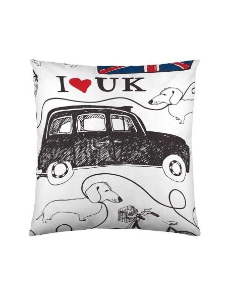 Naturals I Love UK cushion