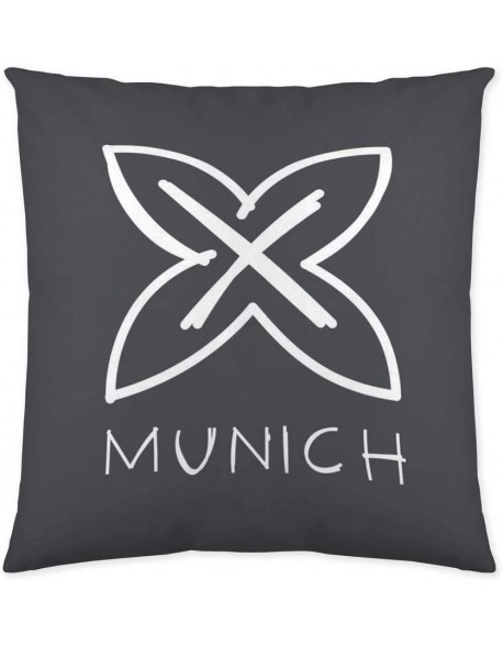 Munich Reversible Cushion Kobe Grafito 100% cotton