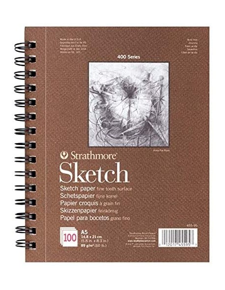 Strathmore Single Side Glued Sketch Album, 100 sheets