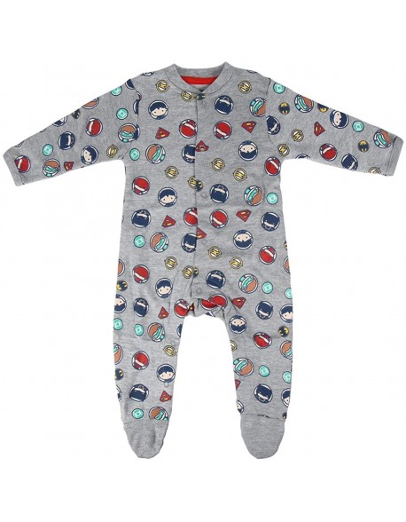 Justice League Baby Grow Velour