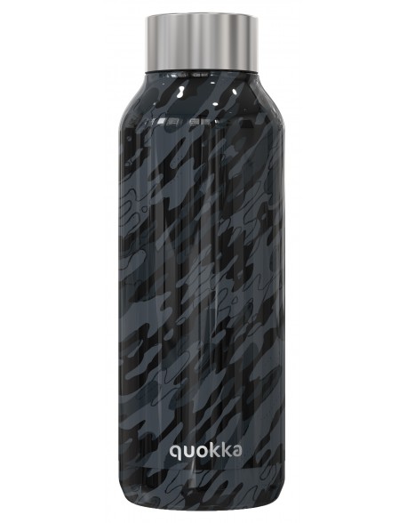 Quokka Solid Camo - Botella de agua reutilizable térmica