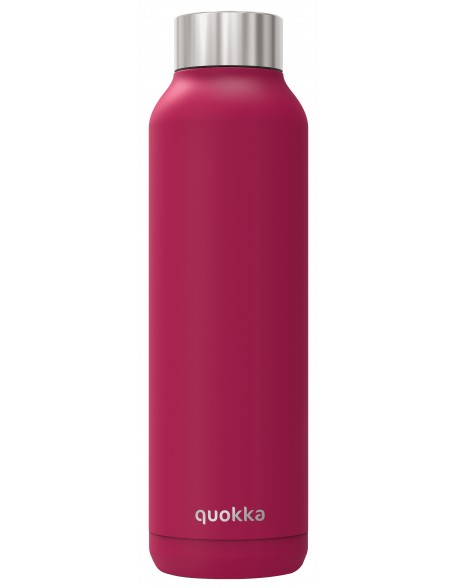 Quokka Solid Rosewood - Botella de agua reutilizable térmica