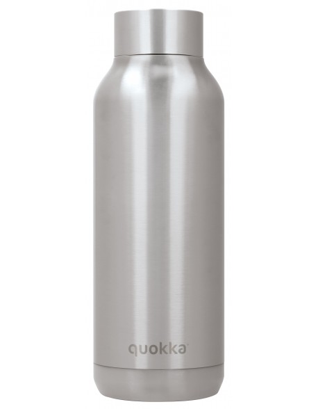 Quokka Solid Steel - Botella de agua reutilizable térmica