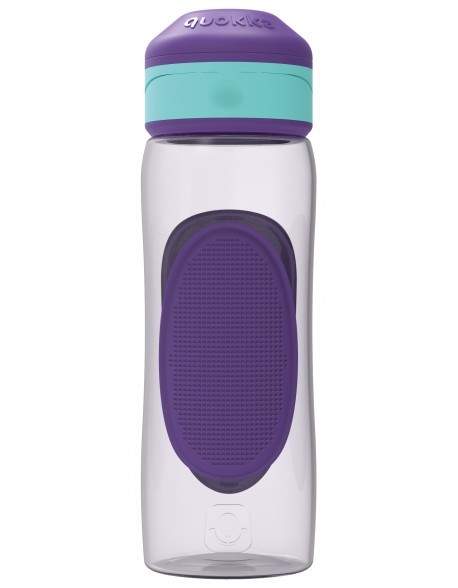 Quokka Tritan Splash Aqua Violet - Botella de agua reutilizable