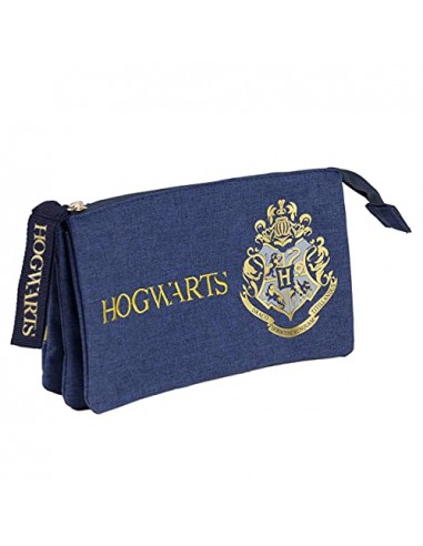 Harry Potter Hogwarts Pencil case 3 zip