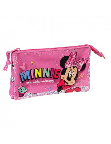 Minnie Mouse Lucky Estuche portatodo triple escolar