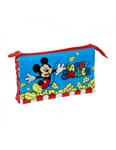 Mickey Mouse Happy Smiles Time Pencil case 3 zip