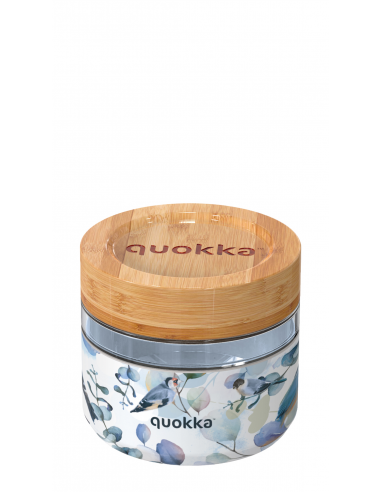 Quokka Deli Blue Nature Glass food container