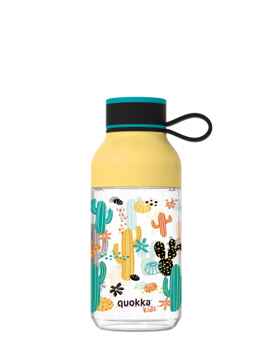 Quokka Ice Kids with strap Cactus - Tritan Reusable Water Bottle