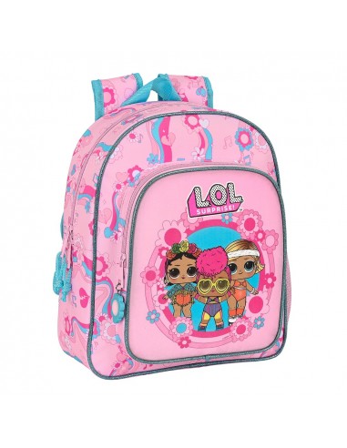 Lol Surprise Glow Girl Small backpack for boys adaptable to trolley