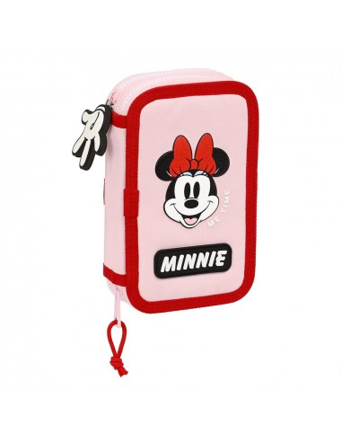 Minnie Mouse Me Time Double pencil case with 28 pieces