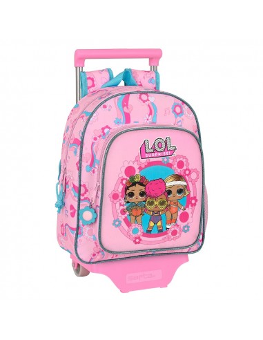 Lol Surprise Glow Girl Small backpack wheels, cart, trolley