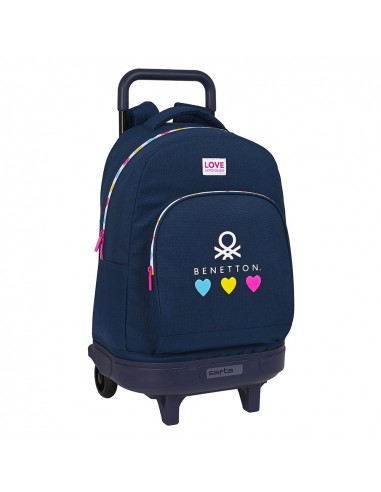 Benetton Love Large backpack with trolley wheels