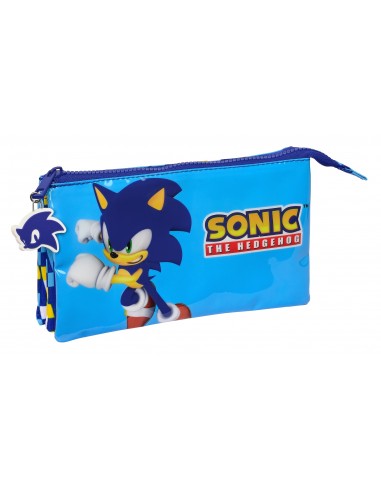Sonic Speed Pencil case 3 zip