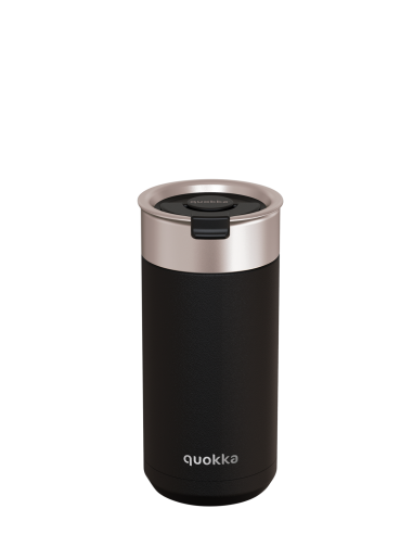 Quokka boost Carbon Black, Stainless steel thermal cup for coffee and tea
