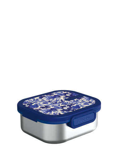 Quokka Kai Blue Blossom, Stainless steel lunch box