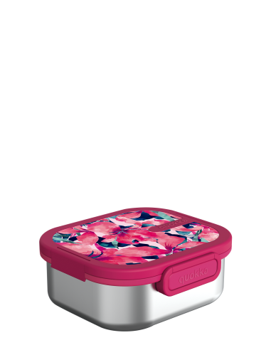 Quokka Kai Pink Bloom, Stainless steel lunch box