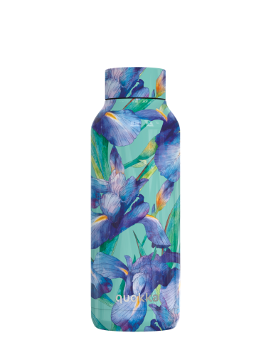 Quokka Solid Blue Irises - Thermal Reusable Water Bottle