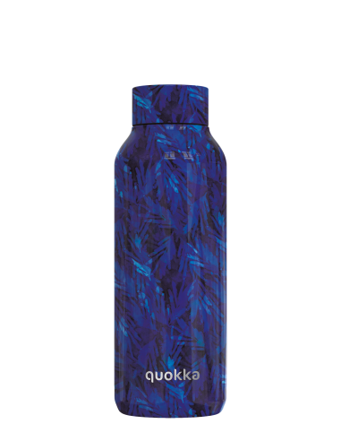 Quokka Solid Night Forest - Botella de agua reutilizable térmica