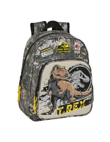 Jurassic World Warning Small backpack for boys adaptable to trolley