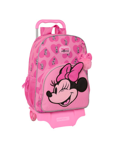Minnie Mouse Loving Large backpack wheels, cart, trolley
