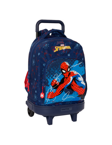 Spiderman Neon Large Rucksack with wheels