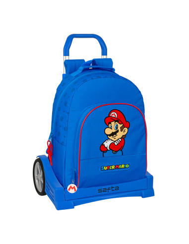 Super Mario Play Large backpack with evolution trolley