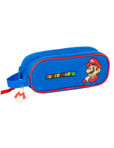 Super Mario Play Portatodo doble 2 cremalleras escolar