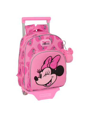 Minnie Mouse Loving Small Rucksack with wheels