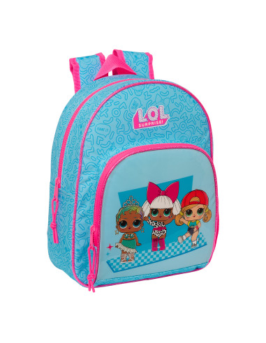 Lol Surprise Divas Small backpack for girls adaptable to trolley