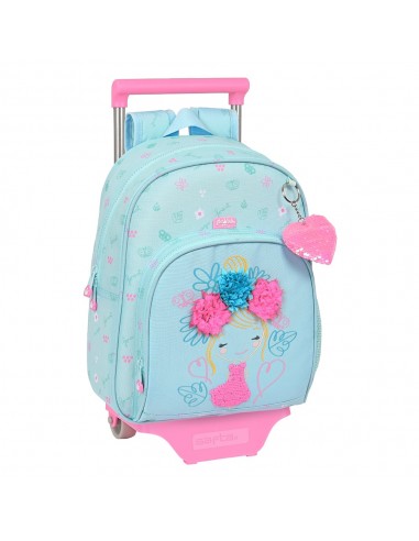 Glowlab Cute Doll Small backpack wheels, cart, trolley