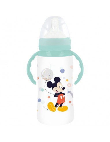 Mickey Mouse Cool Like Baby bottle 360 ml silicone teat 3 positions with handles